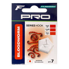 Крючки с поводк. Flagman Pro PRBHN_14N Bloodworm Hooks (№14/90м/0,16мм)(уп.7шт)
