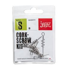 Спираль LJ Pro Series Corkscrow Kit  №S для крепл.силик.приманок (уп.8шт) (LJP5120-S)