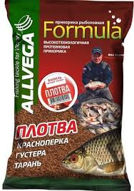 Прикормка Allvega Formula Gardon Vanilla 0,9кг. (Плотва Ваниль)