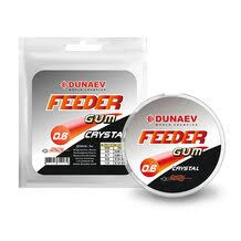 Feeder Gum Dunaev Crystal 5м. d0,6мм. (фидерная резинка)