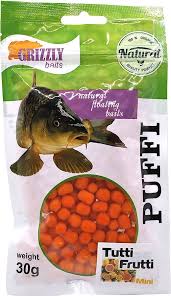 Puffi Grizli baits Natural  30гр. Tutti-Frutti mini (Тутти-Фрутти)