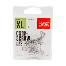 Спираль LJ Pro Series Corkscrow Kit  №XL для крепл.силик.приманок (уп.6шт) (LJP5120-XL)
