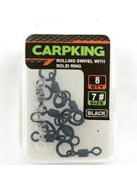 Вертлюг с кольцом Carpking CK9216-04 №4 для оснасток 360 и Chod Rig (уп.5шт) 