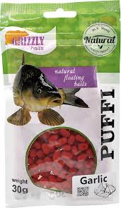Puffi Grizli baits Natural  30гр. Garlic mini (Чеснок) красный