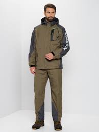 Костюм дем. Орегон р.60-62/188 (цв.хаки/сер. т.к.breathable) 