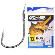Крючки с поводк.с петлей Owner  RL-340-5 Bream Brasse (0,22мм/4,7кг/70см) (уп.10шт)