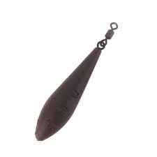 Груз карповый Flagman  Long Cast с вертл. 110гр. (brown)