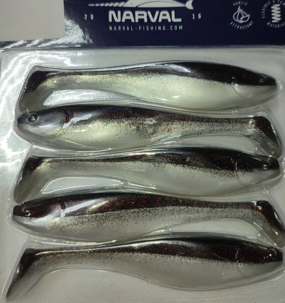 Виброхвост Narval Commander Shad 10см цв.064 (1шт.) Natural