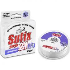 Леска Sufix Super 21FC флюорокарбоновая 150м.0,16мм 2,6кг