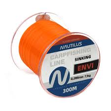 Леска Nautilus Envi Fluoro Orange 300м 0,286мм  (7,1кг) 