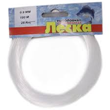 Леска  калиброванная 0,8 мм 100м 22кг.