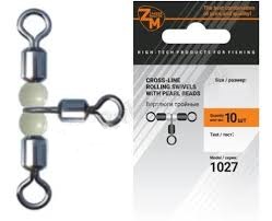 Вертлюг тройной ZM YM-1027 №10*12 (уп.5шт/9кг.)