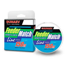 Леска Dunaev Feeder-Match Sinking Black 150м 0,28мм (6,8кг)