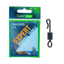 Вертлюг Carp Pro быcтросъемный №4 уп.10шт) (6455-004)