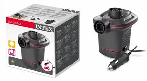 Насос Intex 66636 12v (от прикур. для лодок и матр.)