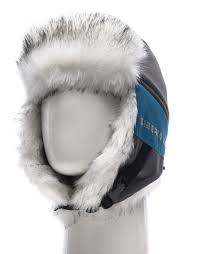 Шапка ушанка Huntsman Siberia Lady цв.бирюза/серый р.54-56