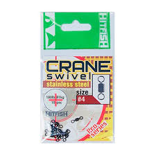 Вертлюг стальн.Hitfish Crane Swivel Stainless Steel №10 (уп.7шт/23кг)