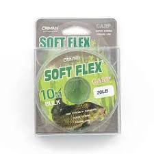 Поводк.материал Caiman Soft Flex White+black без оплетки 10м. 20lb 245855/215861